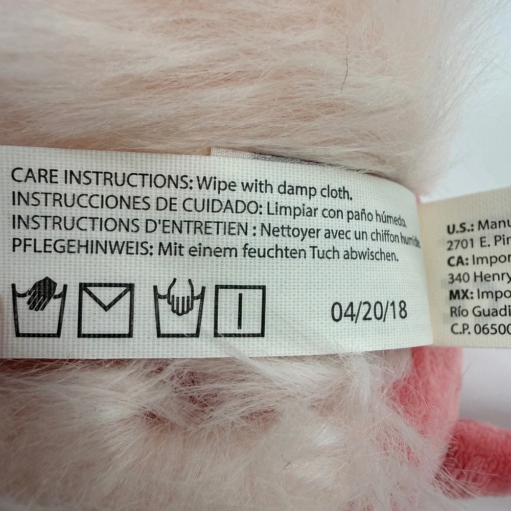 Scentsy Buddy Clip Farah Flamingo Pink Fluffy Plush Backpack Charm Scented